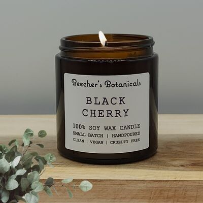 BLACK CHERRY Soy Candle