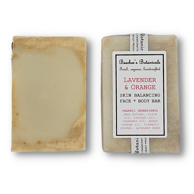 ORANGE + LAVENDER SOAP BAR | brighten,  calm
