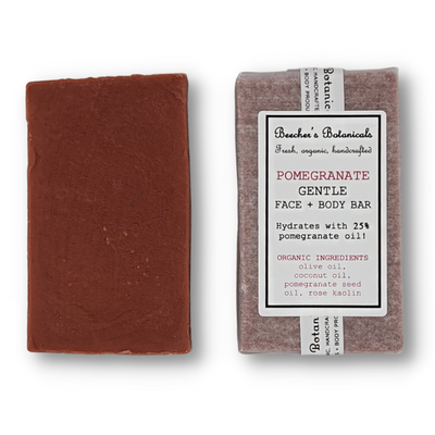 POMEGRANATE SOAP BAR | gentle, all skin types