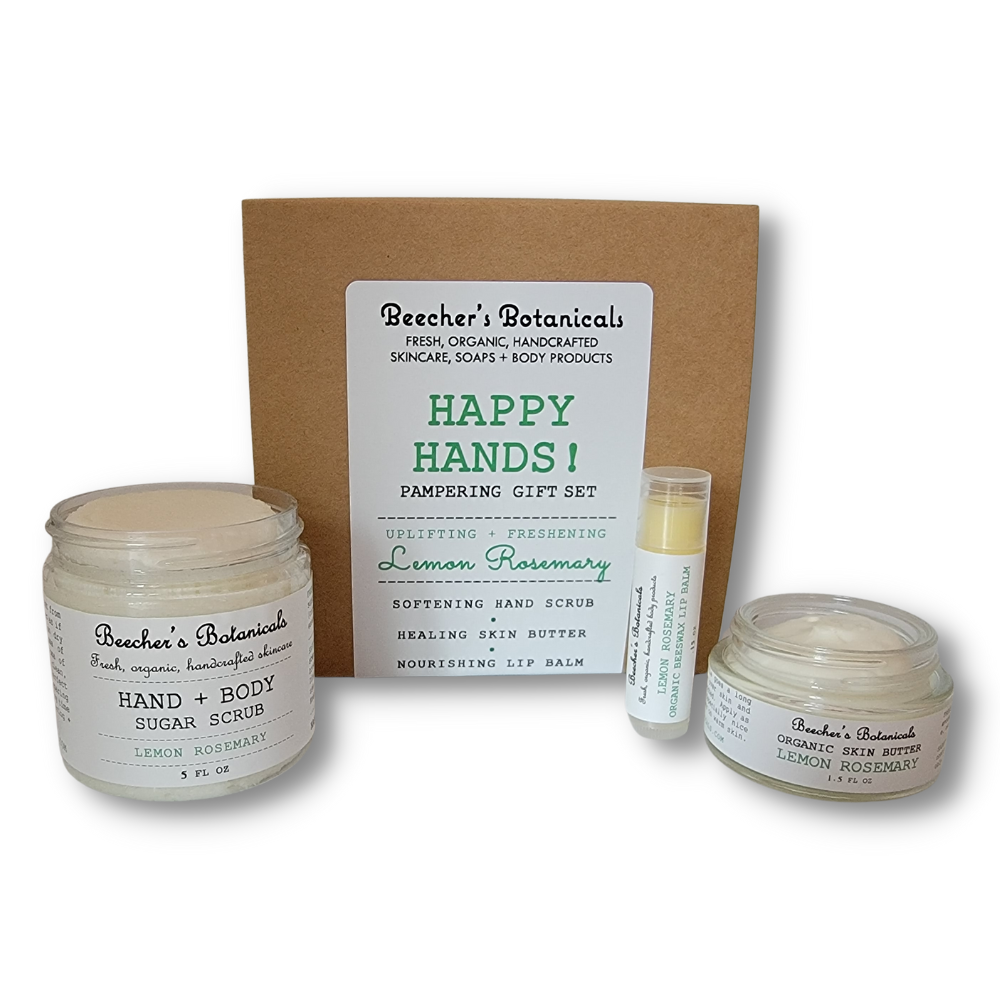 HAPPY HANDS GIFT SET | lemon + rosemary