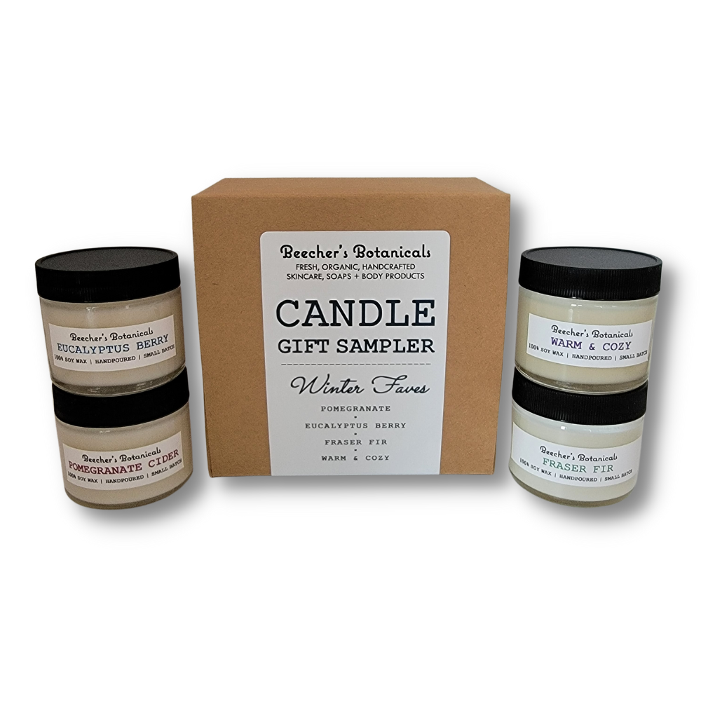 SOY CANDLES SAMPLER GIFT SET Beecher's Botanicals