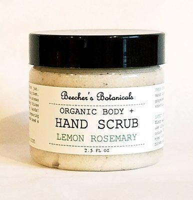LEMON ROSEMARY Hand + Body Scrub | Freshen + Soften
