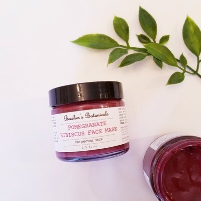 POMEGRANATE HIBISCUS FACE MASK | dry, mature