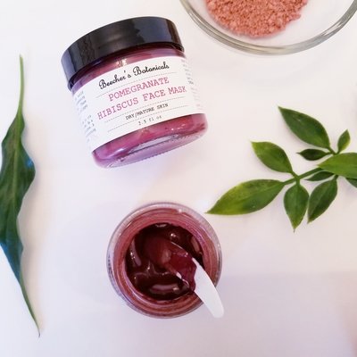 POMEGRANATE HIBISCUS FACE MASK | dry, mature