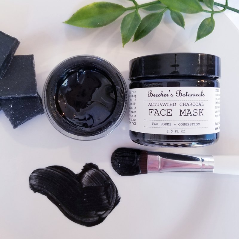 ACTIVATED CHARCOAL FACE MASK | congested pores, blackheads