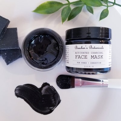 ACTIVATED CHARCOAL FACE MASK | congested pores, blackheads