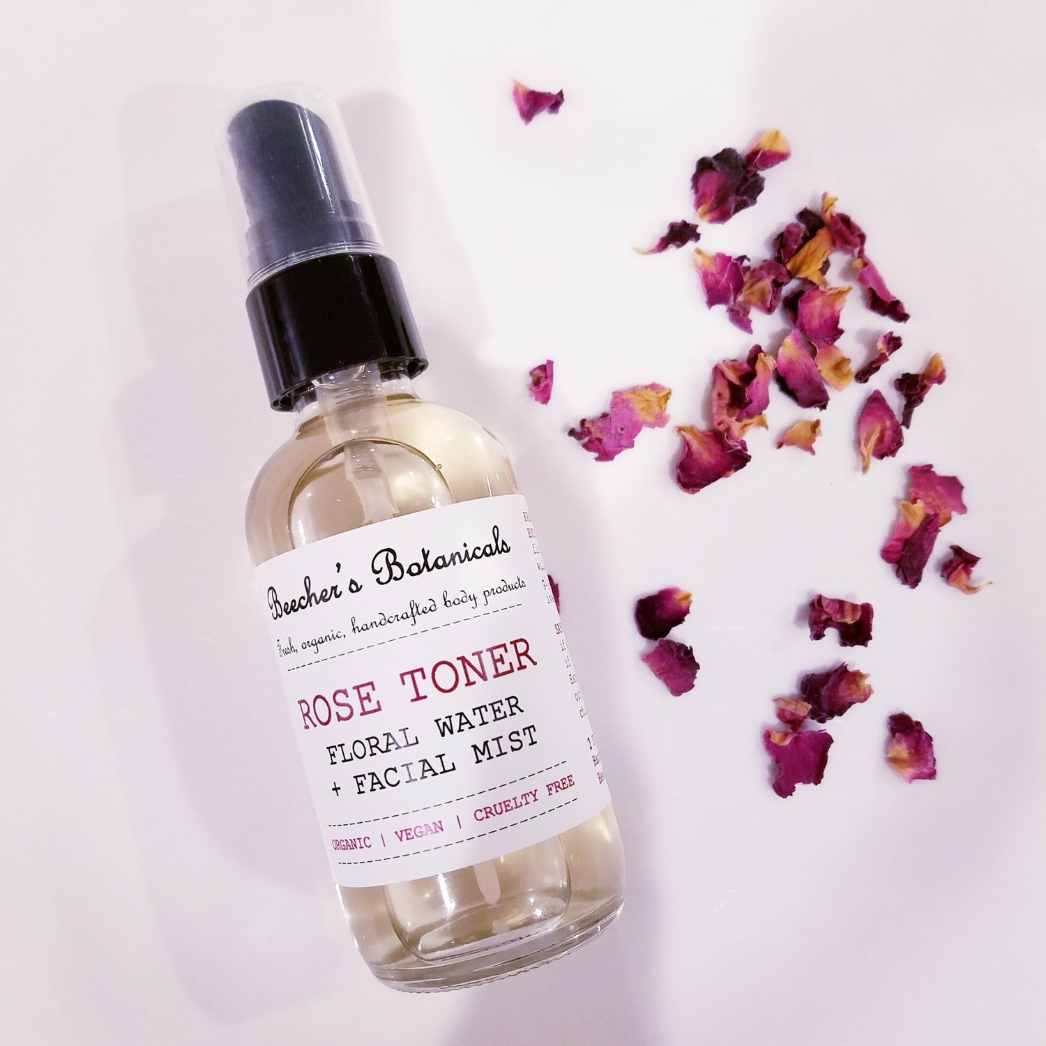 ROSE WATER FACE MIST + TONER | hydrate, refresh