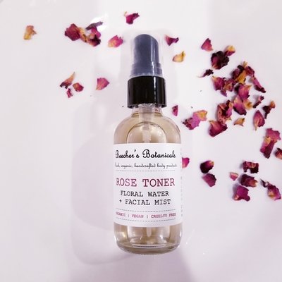 ROSE WATER FACE MIST + TONER | hydrate, refresh