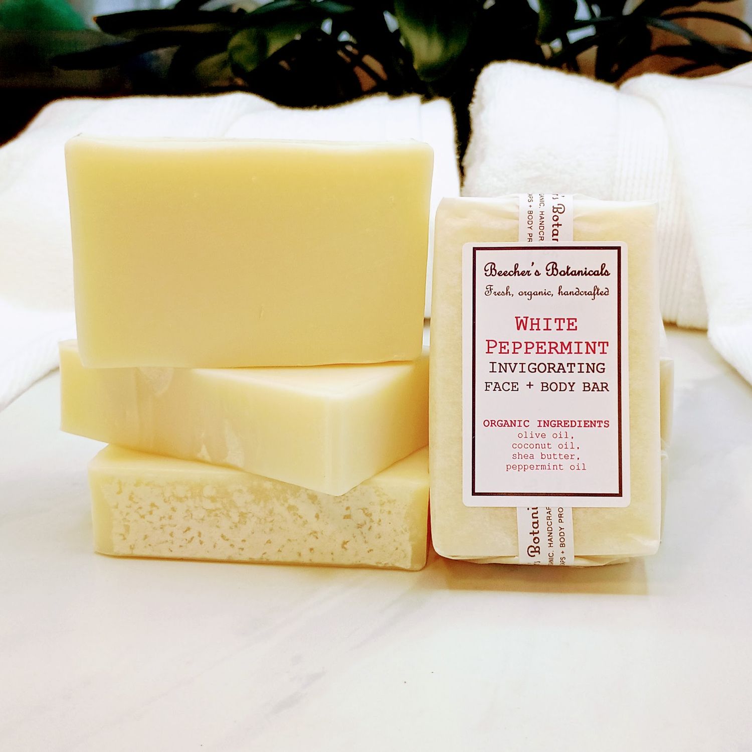 WHITE PEPPERMINT SOAP BAR