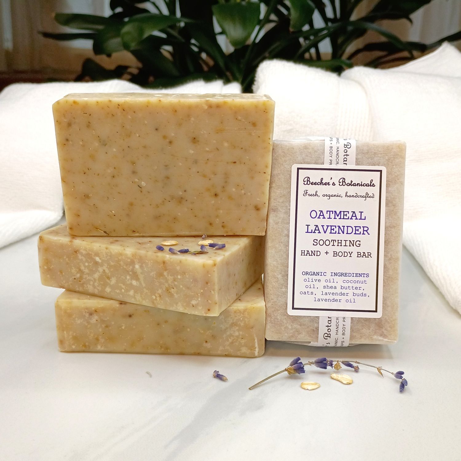 OATMEAL LAVENDER SOAP BAR | soothe, calm, heal