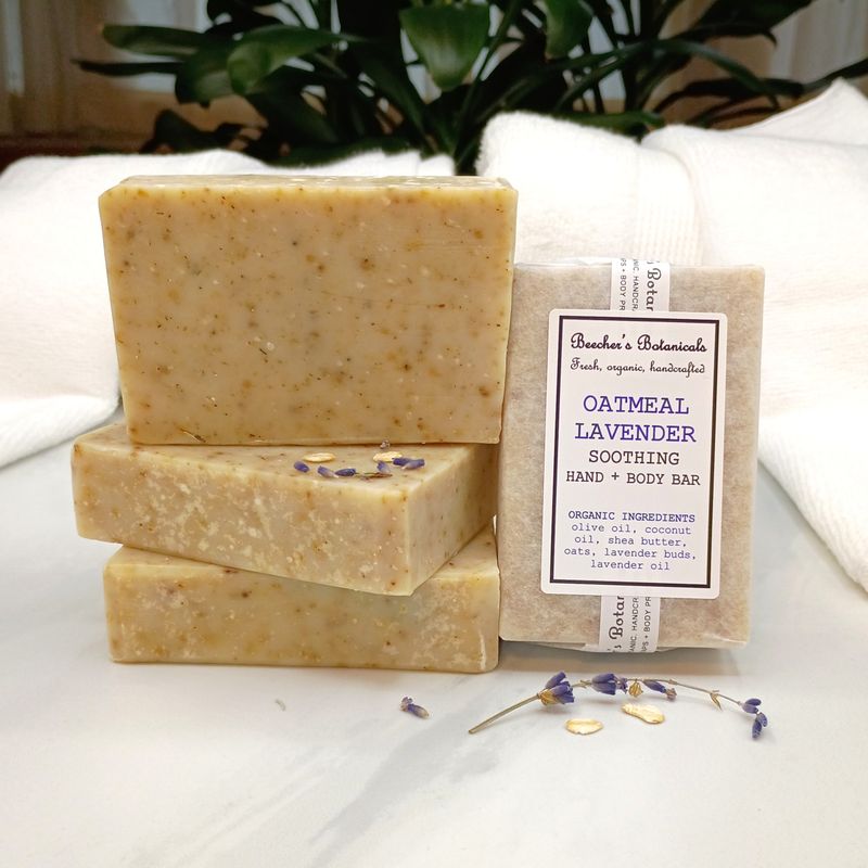 OATMEAL LAVENDER SOAP BAR | soothe, calm, heal