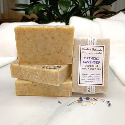 OATMEAL LAVENDER SOAP BAR | soothe, calm, heal