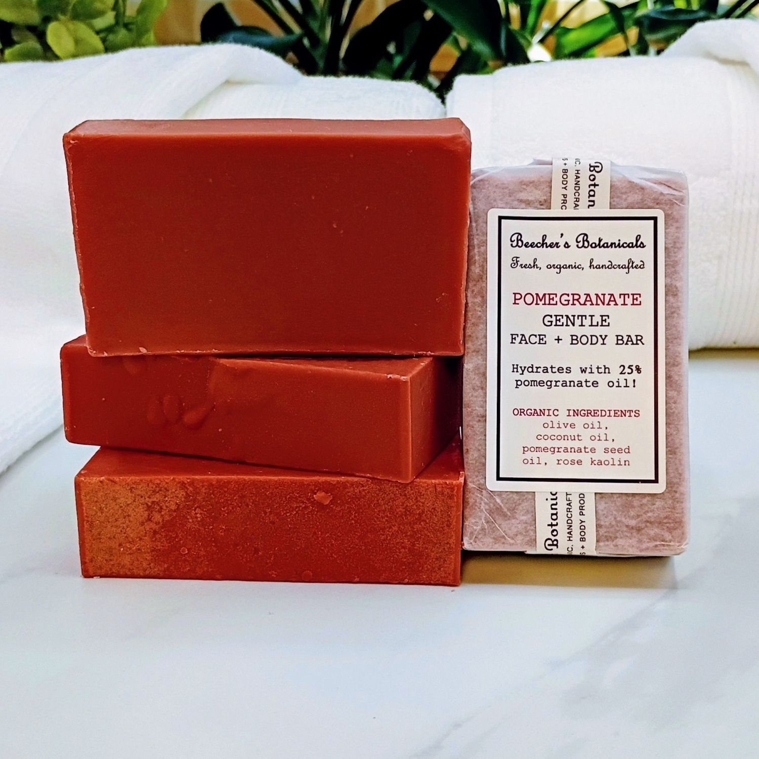 POMEGRANATE SOAP BAR | unscented