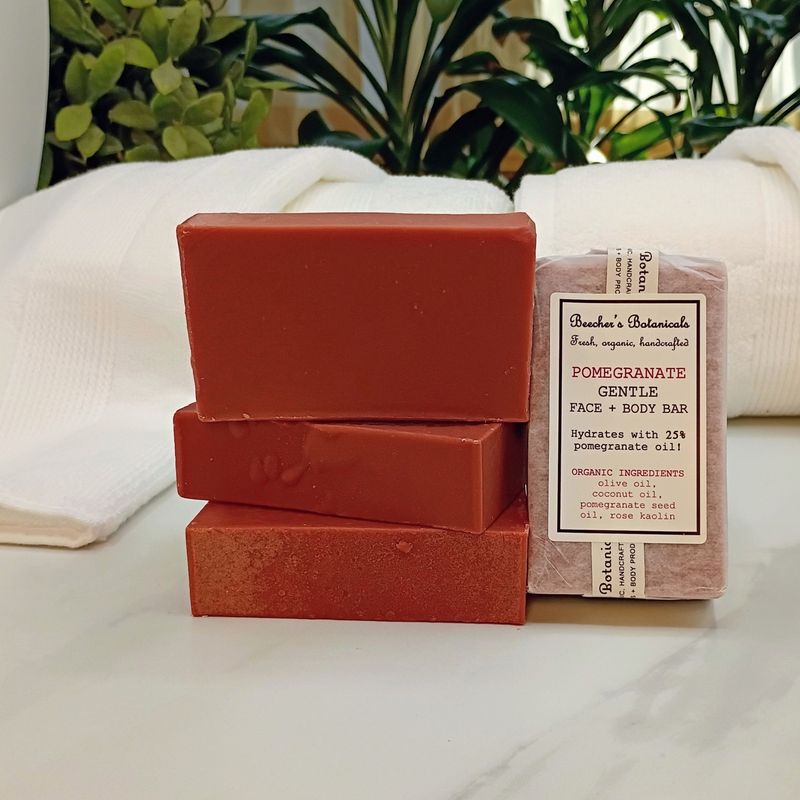 POMEGRANATE SOAP BAR | unscented