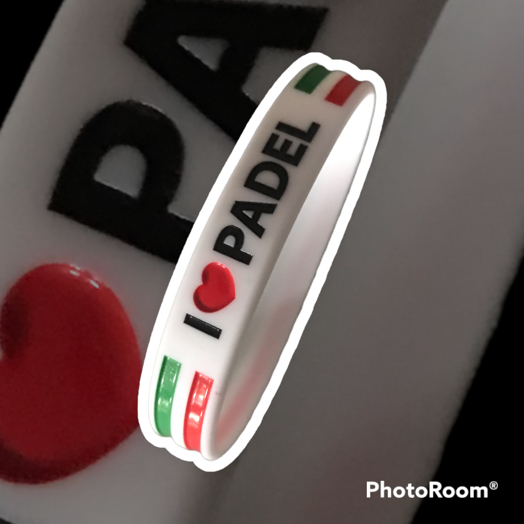 5 PEZZI BRACCIALETTO SILICONE TRICOLORE