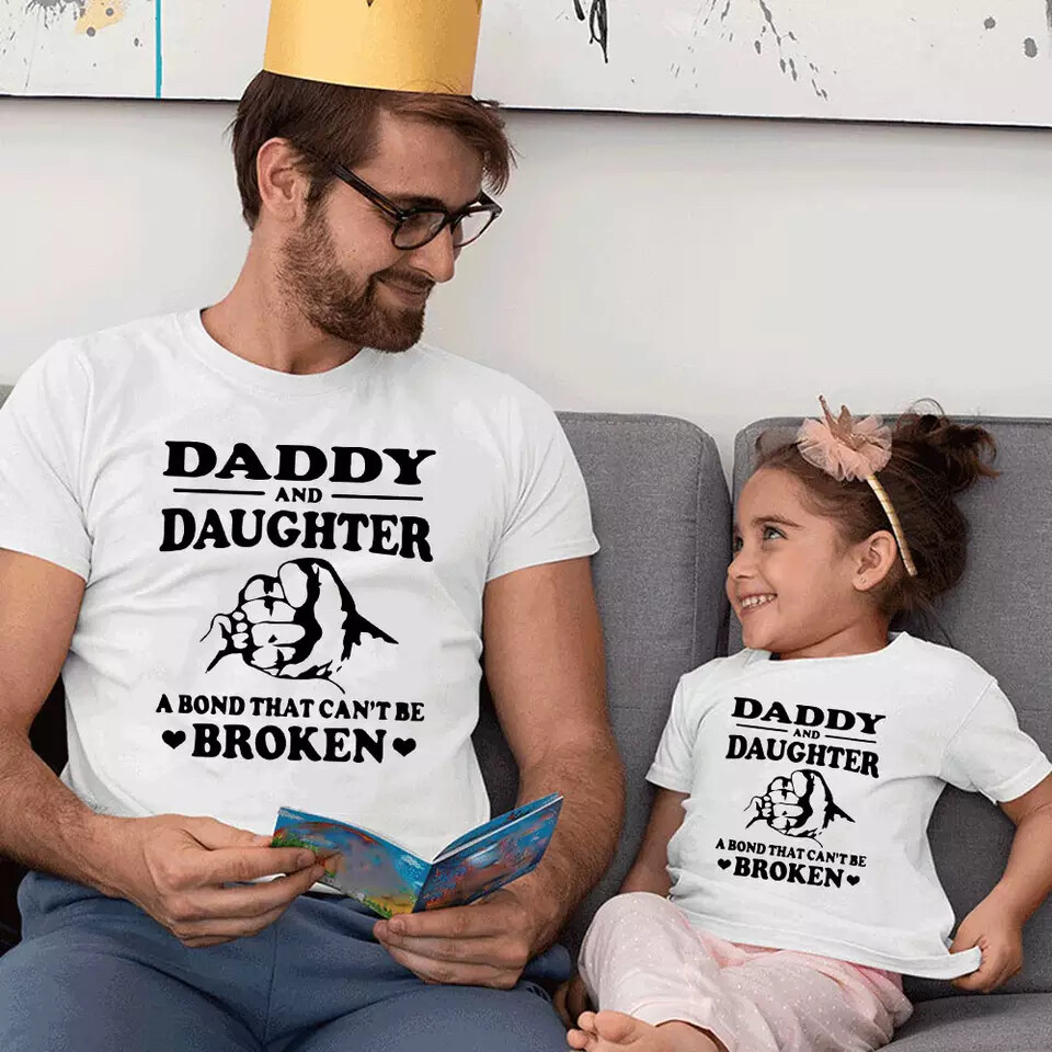 Daddy and Daughter Matching Shirts Best Friends for Life Daddy and Baby T-shirts Daddy 