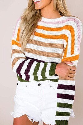Annva Multi Color Knit Sweater