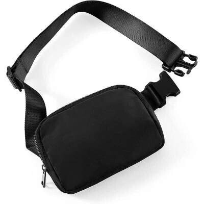 Waterproof 2 Pocket Fanny Pack With Adjustable Clip Strap