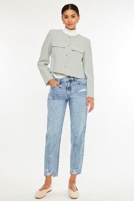 KanCan High Rise Ankle Mom Jean