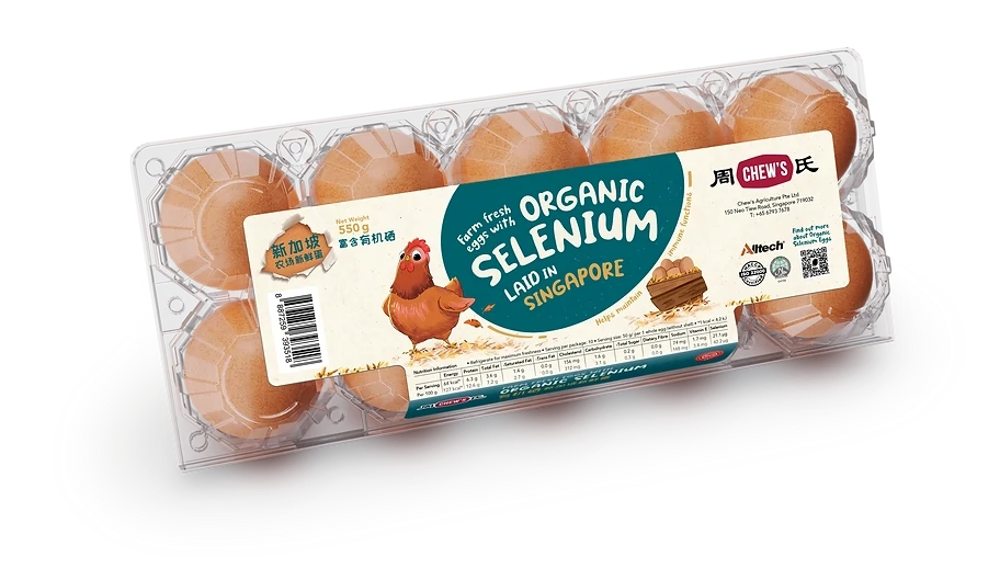 Chew’s Organic Selenium Eggs | 10/Tray
