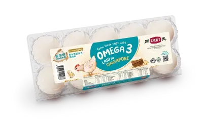 Chew’s Omega 3 Eggs | 10/Tray