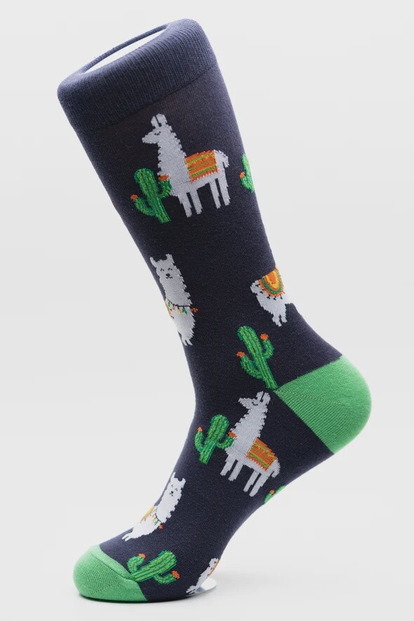 Llama & Cactus Socks