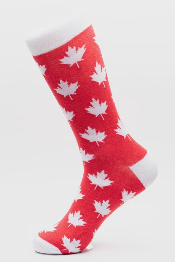 Canada Maple Leaf Socks