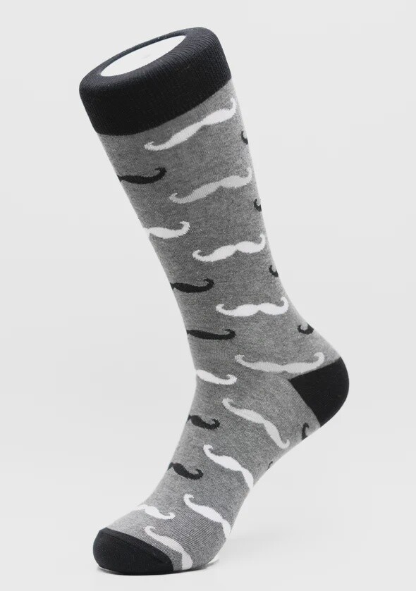 Moustache Socks