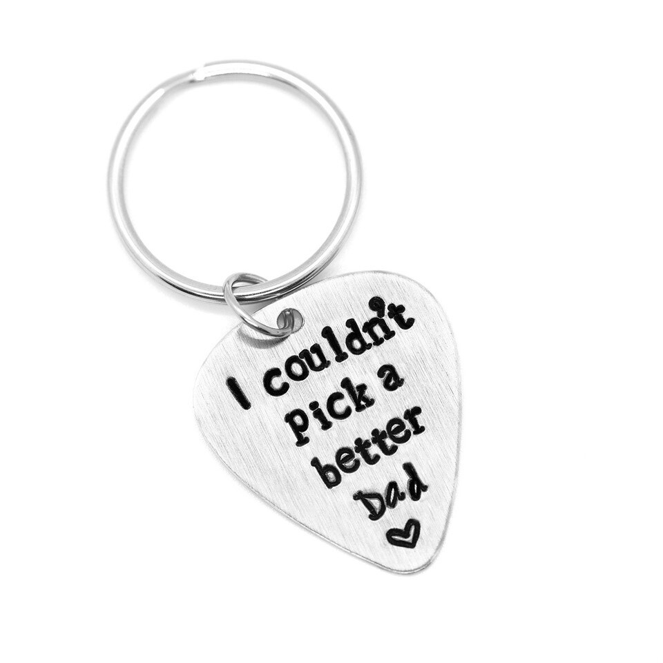 "I Couldn't Pick a Better Dad" Keychain