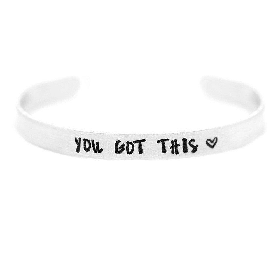 "You Got This" Cuff Bracelet