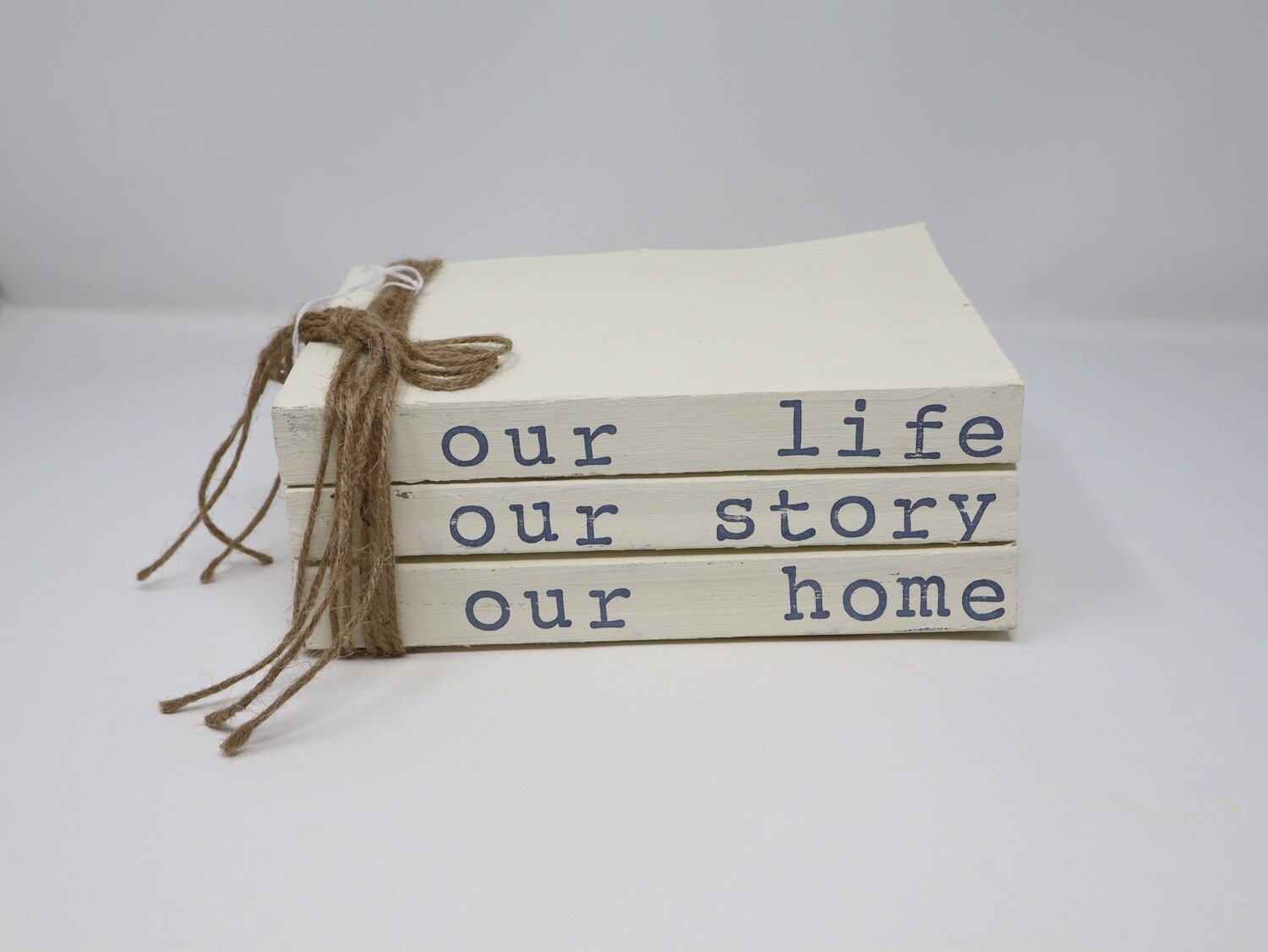 "Our Life, Our Story, Our Home" Stacked Book Set