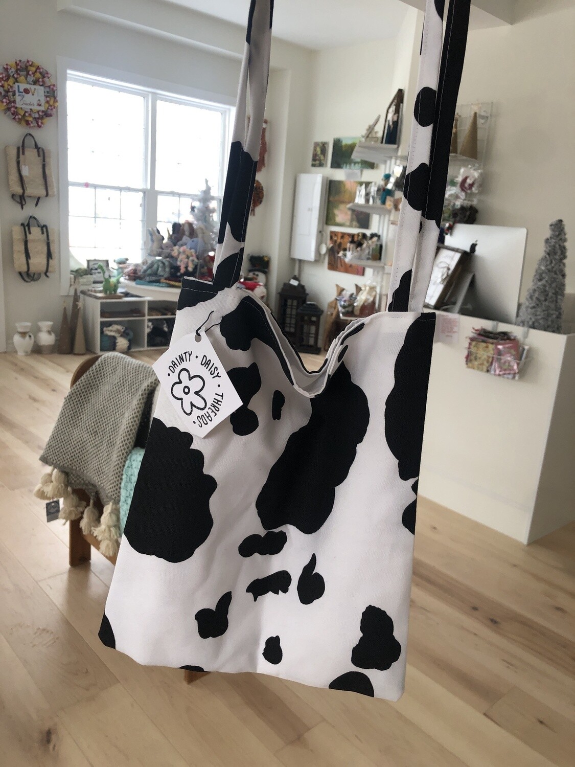Cow Mini Tote Bag