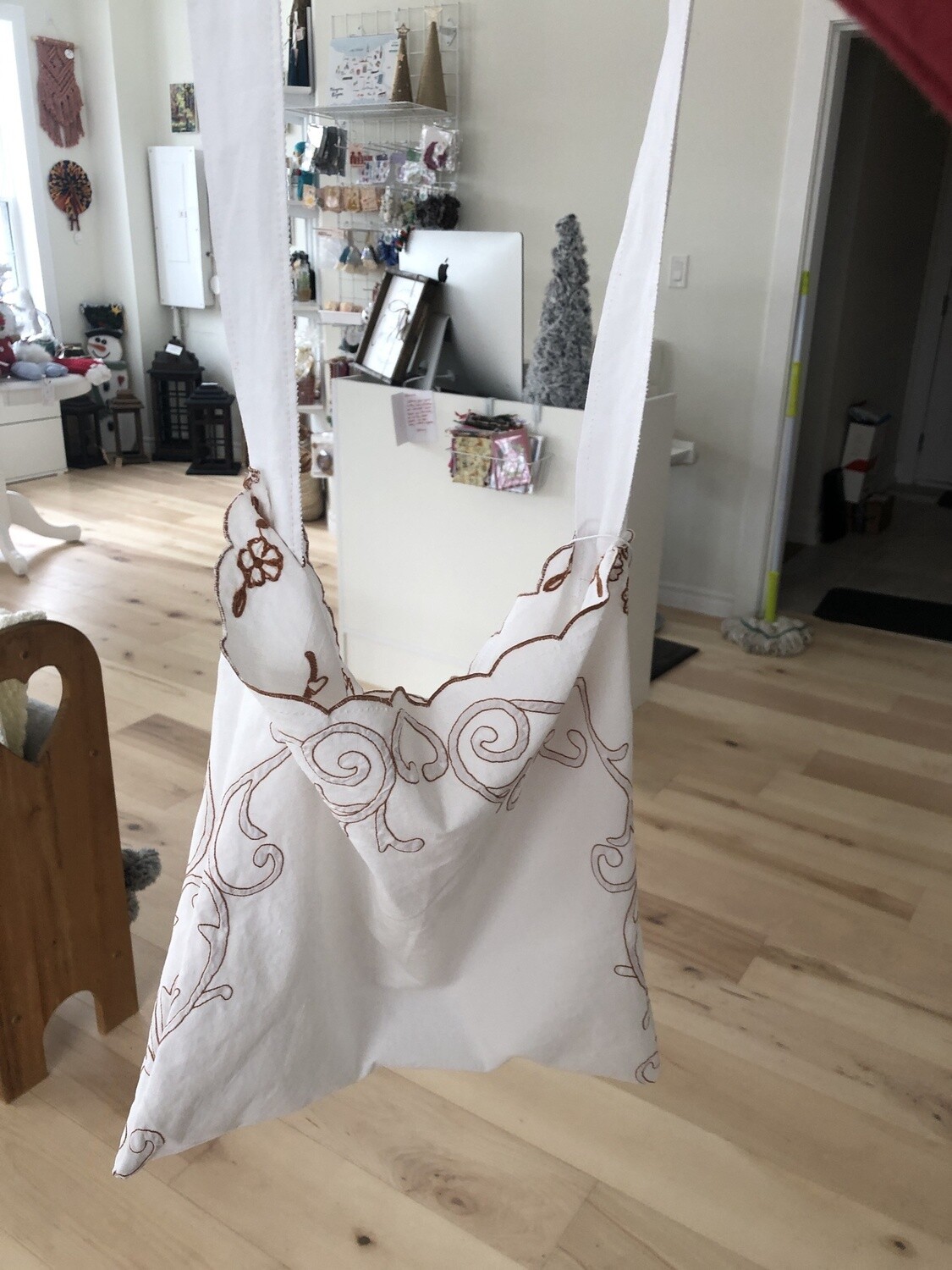 Tablecloth Floral Tote