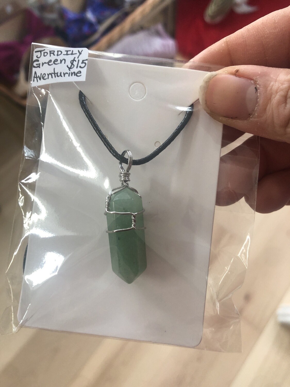 Green Aventurine Wrapped Point