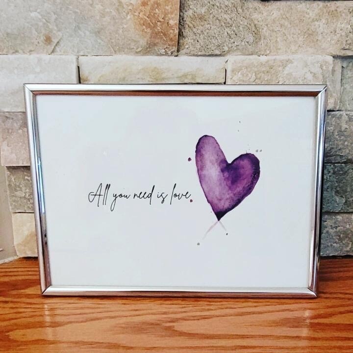 Framed Love Prints