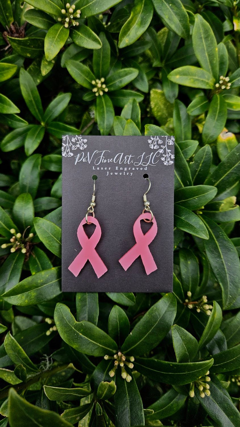 Breast Cancer Earrings