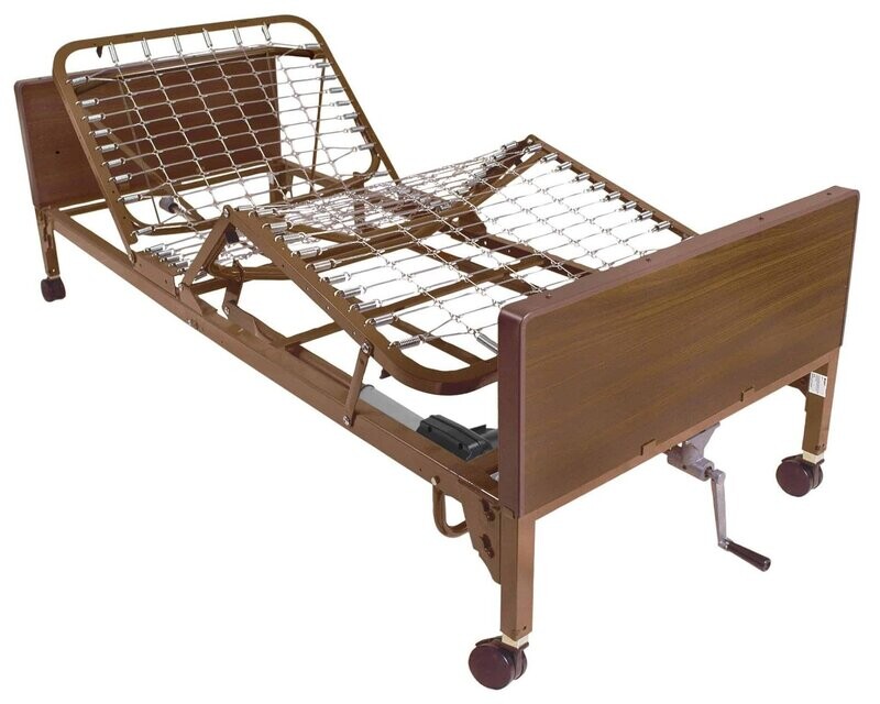 Drive Medical Semi-Electric Bed (Single Crank)