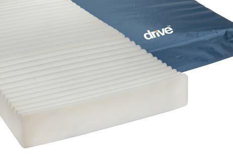 Drive Medical 15019 Therapeutic Foam Mattress, White