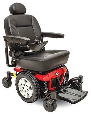Pride Mobility Jazzy 600 ES Group 2 Power Chair, Nylon, Red, Mid Wheel Drive Power Chair for Adults, 300 lbs. WC, Up to 4 MPH, 24.8 Miles Range Per Charge Pride Mobility Jazzy 600 ES Group 2 Power Chair, Nylon, Red, Mid Wheel Drive Power Chair for Adults, 300 lbs. WC, Up to 4 MPH, 24.8 Miles Range Per Charge