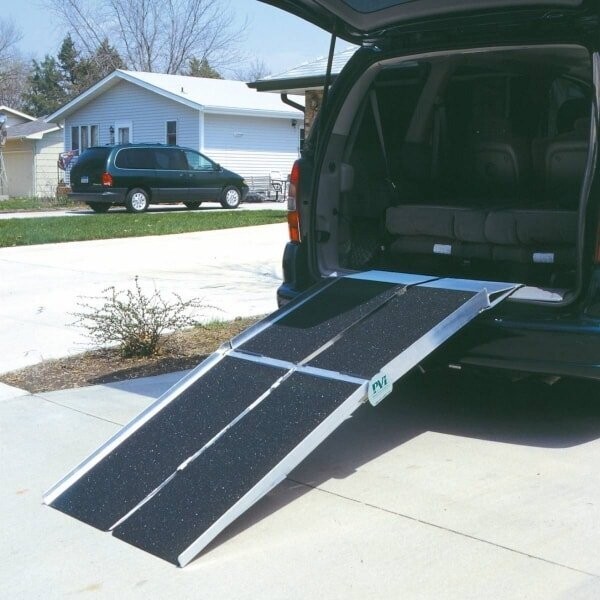 Prairie View Industries Portable Multi-Fold Reach Wheelchair Ramp