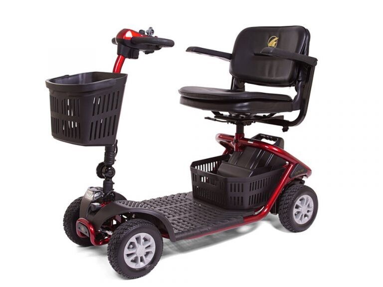 Golden Technologies - LiteRider - Lightweight Travel Scooter - 3-Wheel - GL111 or LiteRider 4-Wheel Folding Light Scooter GL141
