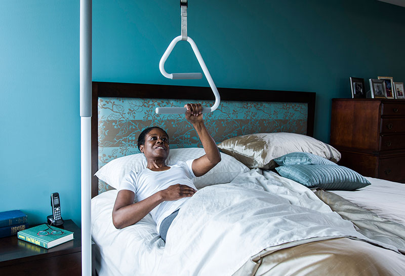 HeatlhCraft Products SuperTrapeze Add On Kit: Floor-to-Ceiling Vertical Support Pole Trapeze Attachment