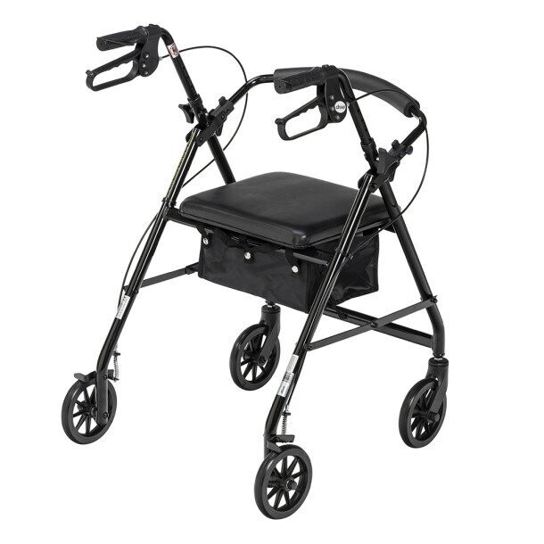 Drive Aluminum Rollator, 6" Casters