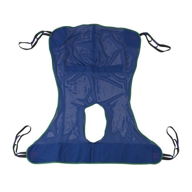 Drive Medical Full Body Patient Lift Sling, Mesh with Commode Cutout