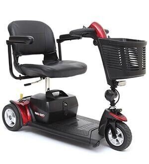 Pride Go Go Sport, 3-Wheel and 4-Wheel Mobility Scooter, 325 Lbs. Weight Capacity