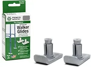 Penco Walker Ski Glides Universal, Silver Gray