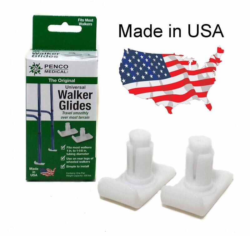Penco Walker Ski Glides Universal, White