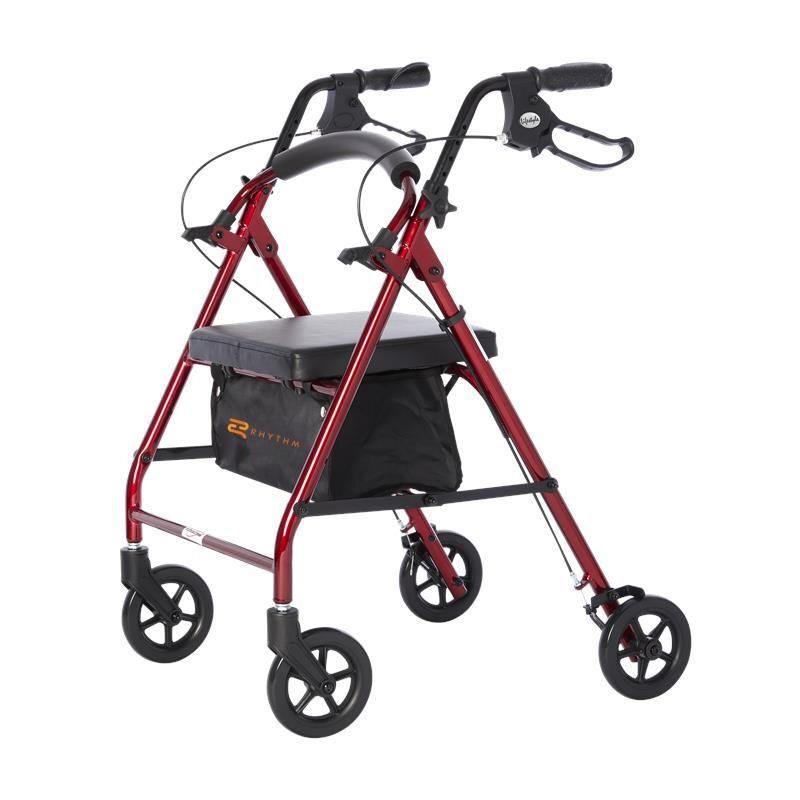 Rhythm Royal -  Aluminum 4-Wheel Rollator - 807