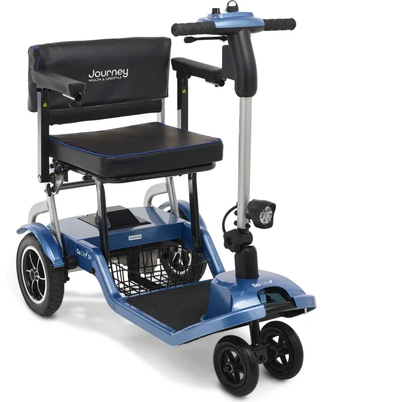 Journey So Lite Lightweight Folding  Power Scooter - Mobility Scooters for Seniors - Electric Wheelchairs for Adults