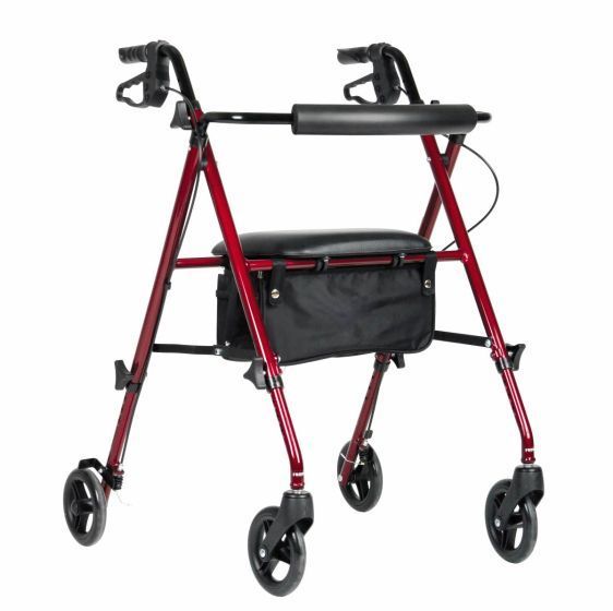 Medline Ultralight Rollator with 6" Wheels